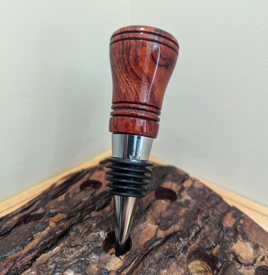 Bottle Stopper - Bloodwood