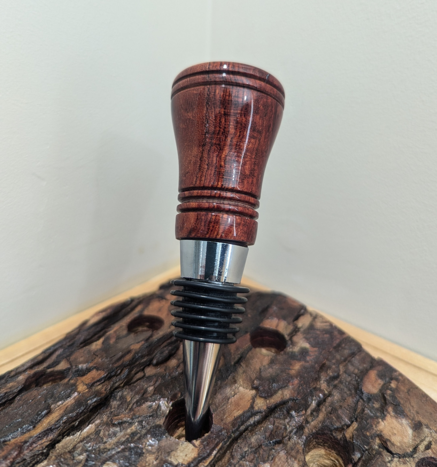 Bottle Stopper - Bloodwood