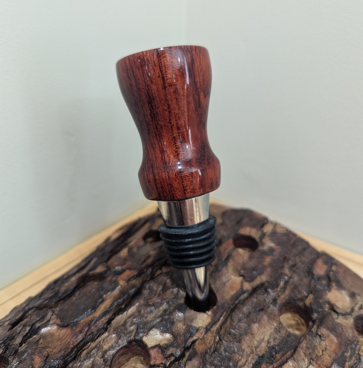 Bottle Stopper - Bloodwood