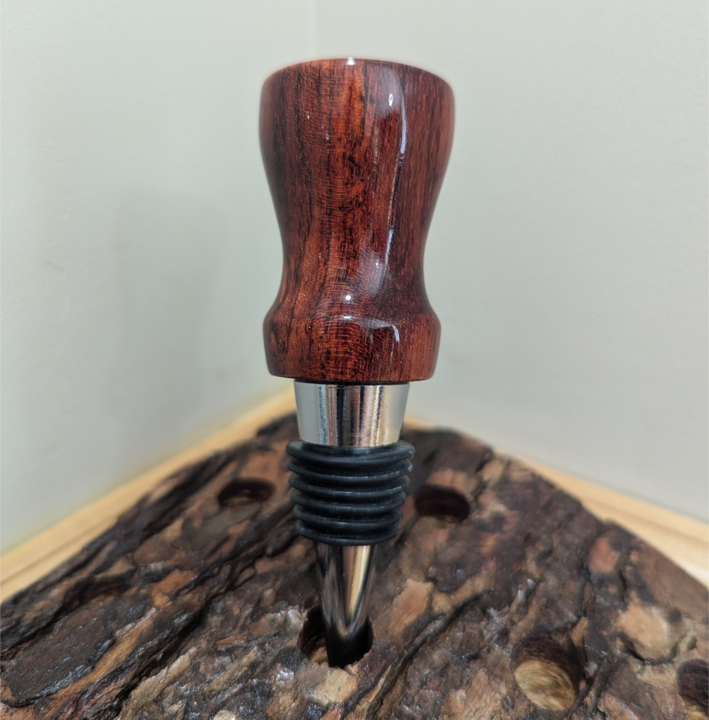 Bottle Stopper - Bloodwood