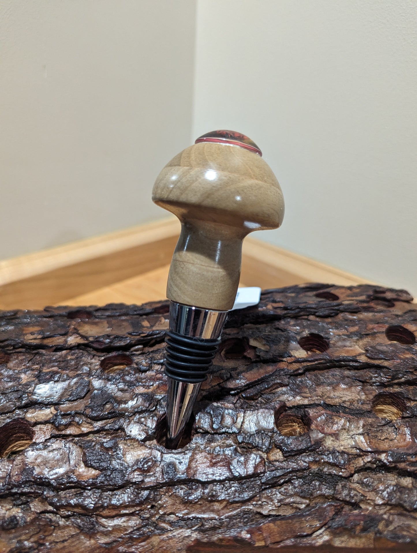 Bottle Stopper - Poplar