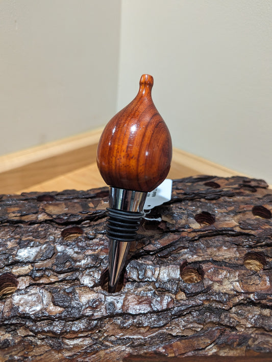 Bottle Stopper - Padauk