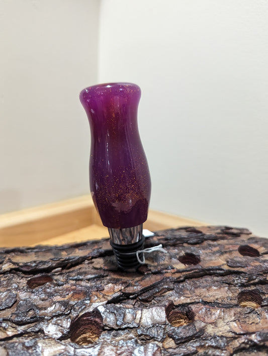 Bottle Stopper - Purple Copper